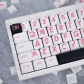 Big Pink 104+29 PBT Dye-subbed Keycap Set Cherry Profile Compatible with ANSI Mechanical Keyboard